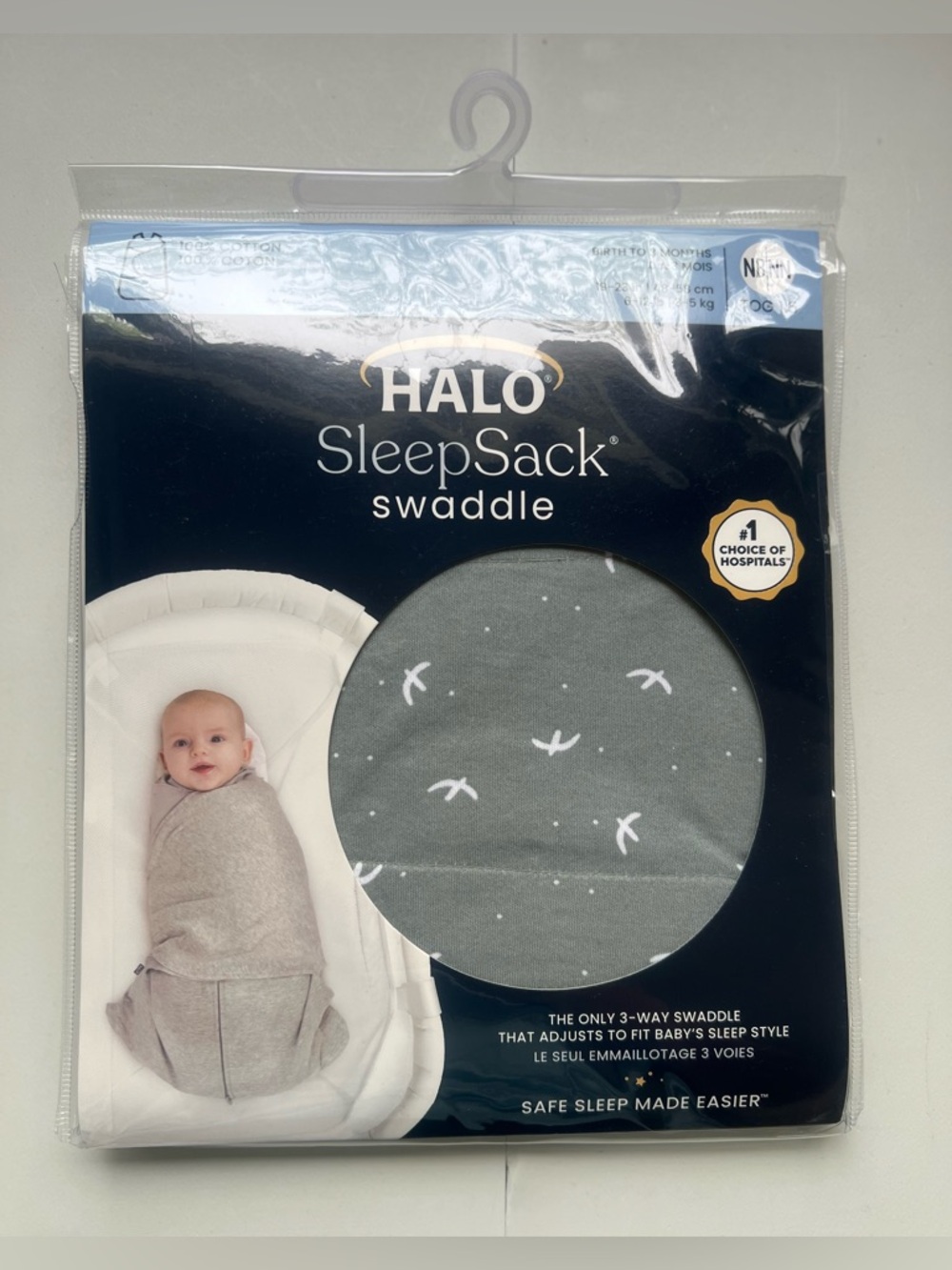 HALO Sleepsack Cotton Swaddle Wrap